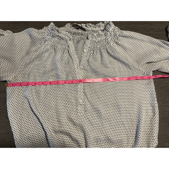 Ann Taylor Loft Women's Blouse 3/4 Quarter Sleeve Size M - Picture 4 of 5